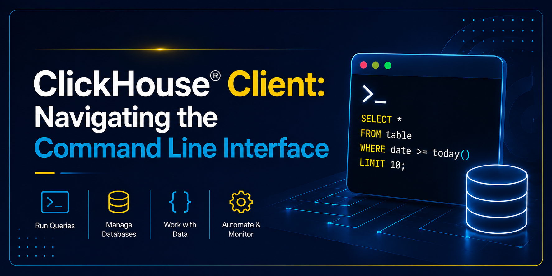 ClickHouse® Client: Navigating the Command Line Interface